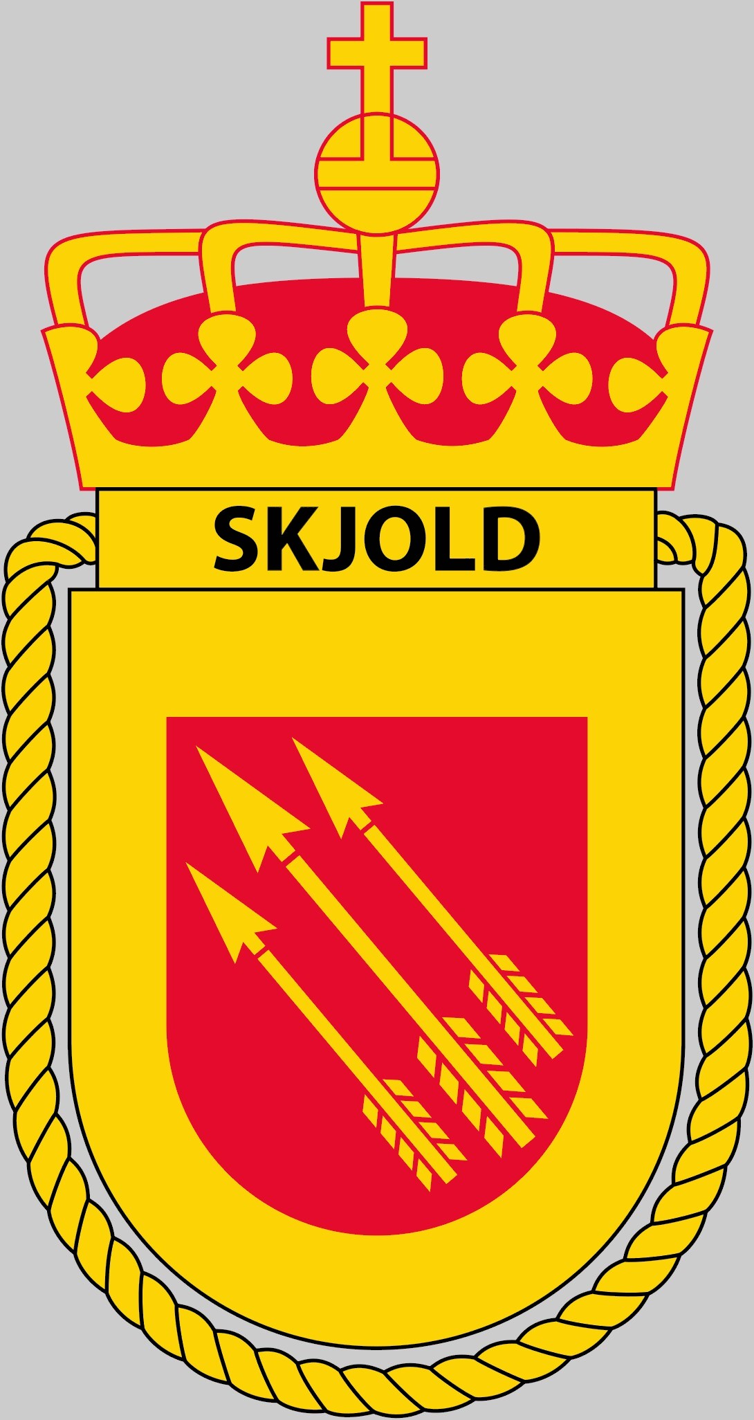 p-960 skjold hnoms knm insignia crest patch corvette royal norwegian navy sjoforsvaret 02x