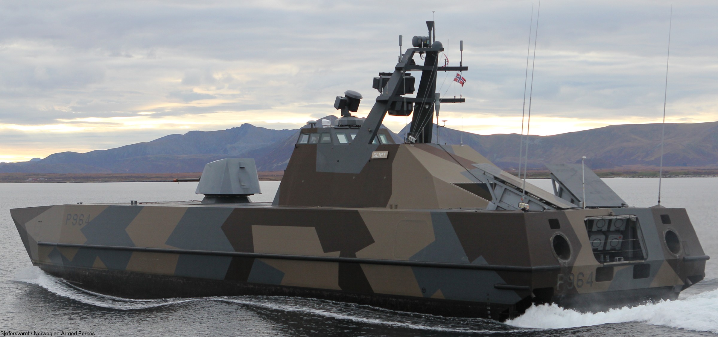 skjold class corvette p-964 hnoms knm glimt royal norwegian navy sjoforsvaret 10c