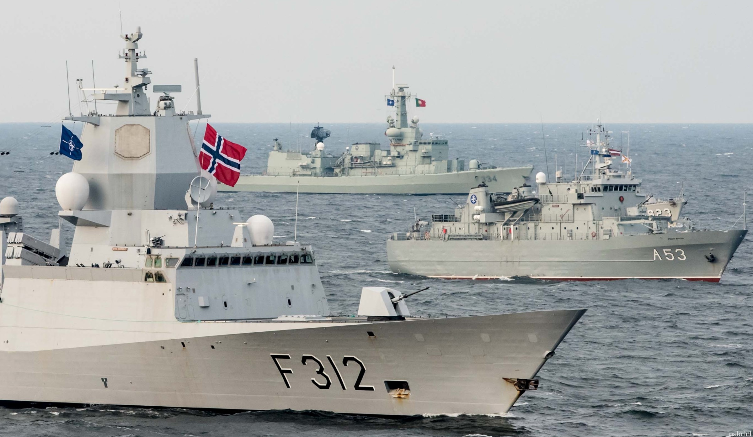 f-312 otto sverdrup hnoms knm fridtjof nansen class frigate royal norwegian navy nato snmg