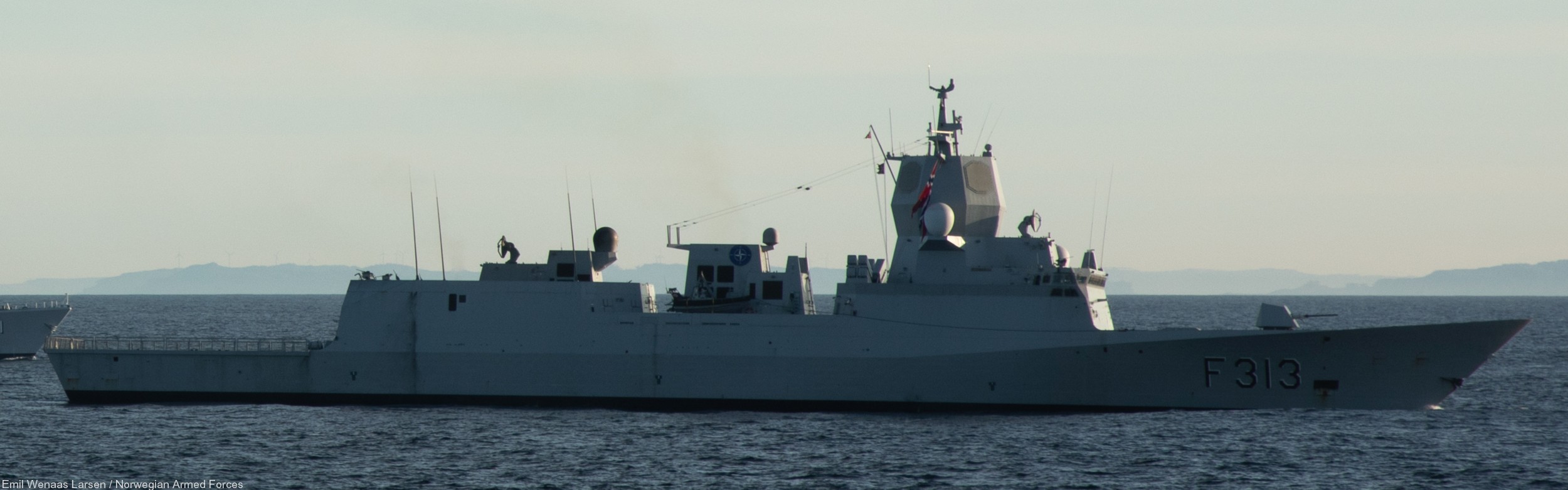 f-313 helge ingstad hnoms knm nansen class frigate royal norwegian navy 14 nato exercise trident juncture 2018