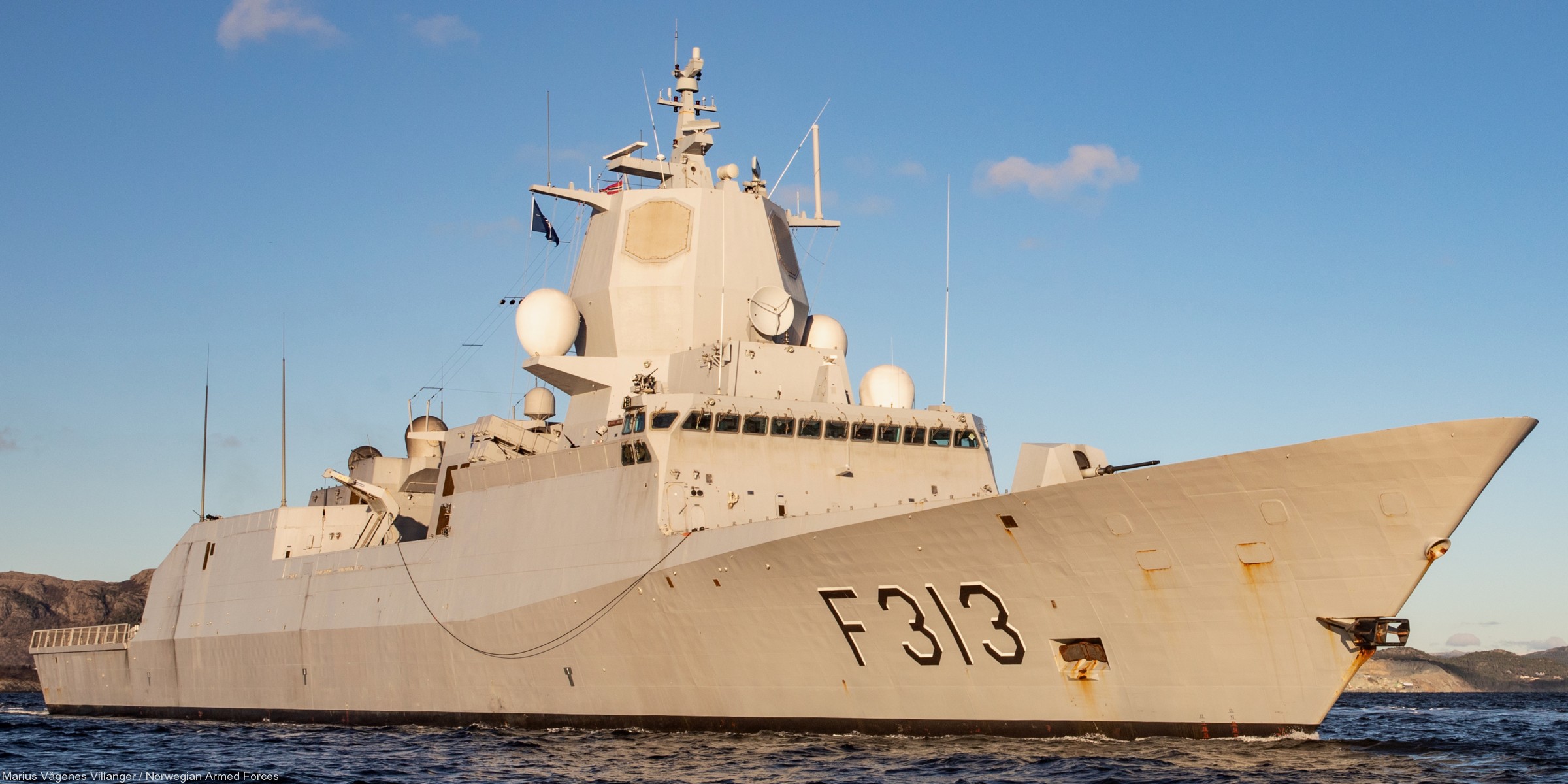 f-313 hnoms knm helge ingstad fridtjof nansen class frigate royal norwegian navy sjoforsvaret bazan navantia