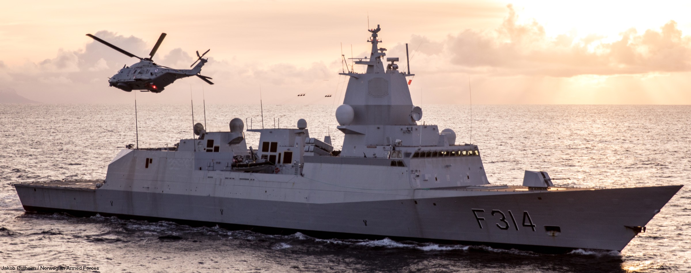 f-314 thor heyerdahl hnoms knm fridtjof nansen class frigate royal norwegian navy 18 nh90 helicopter operations