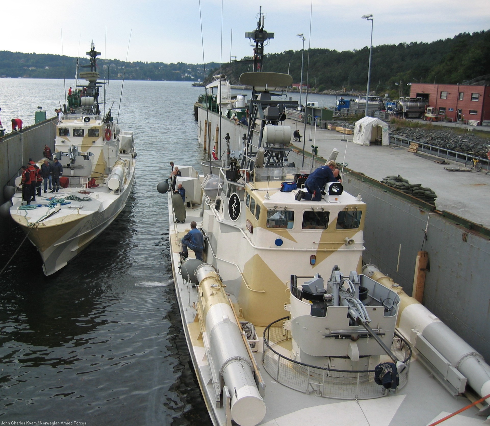 hauk class fast attack missile torpedo craft boat knm norwegian navy sjøforsvaret 08c