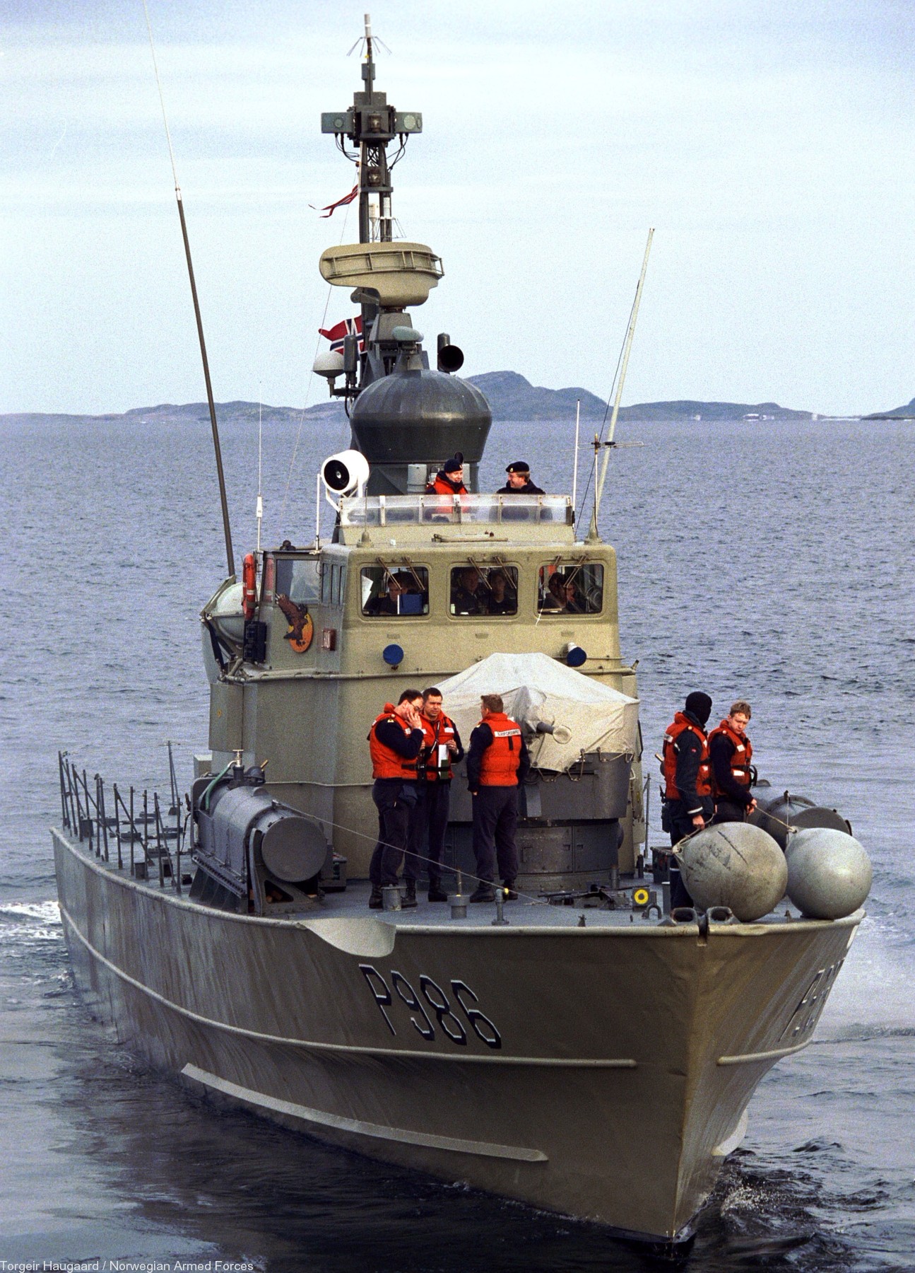 p-986 knm hauk class fast attack missile torpedo craft boat norwegian navy sjøforsvaret 05