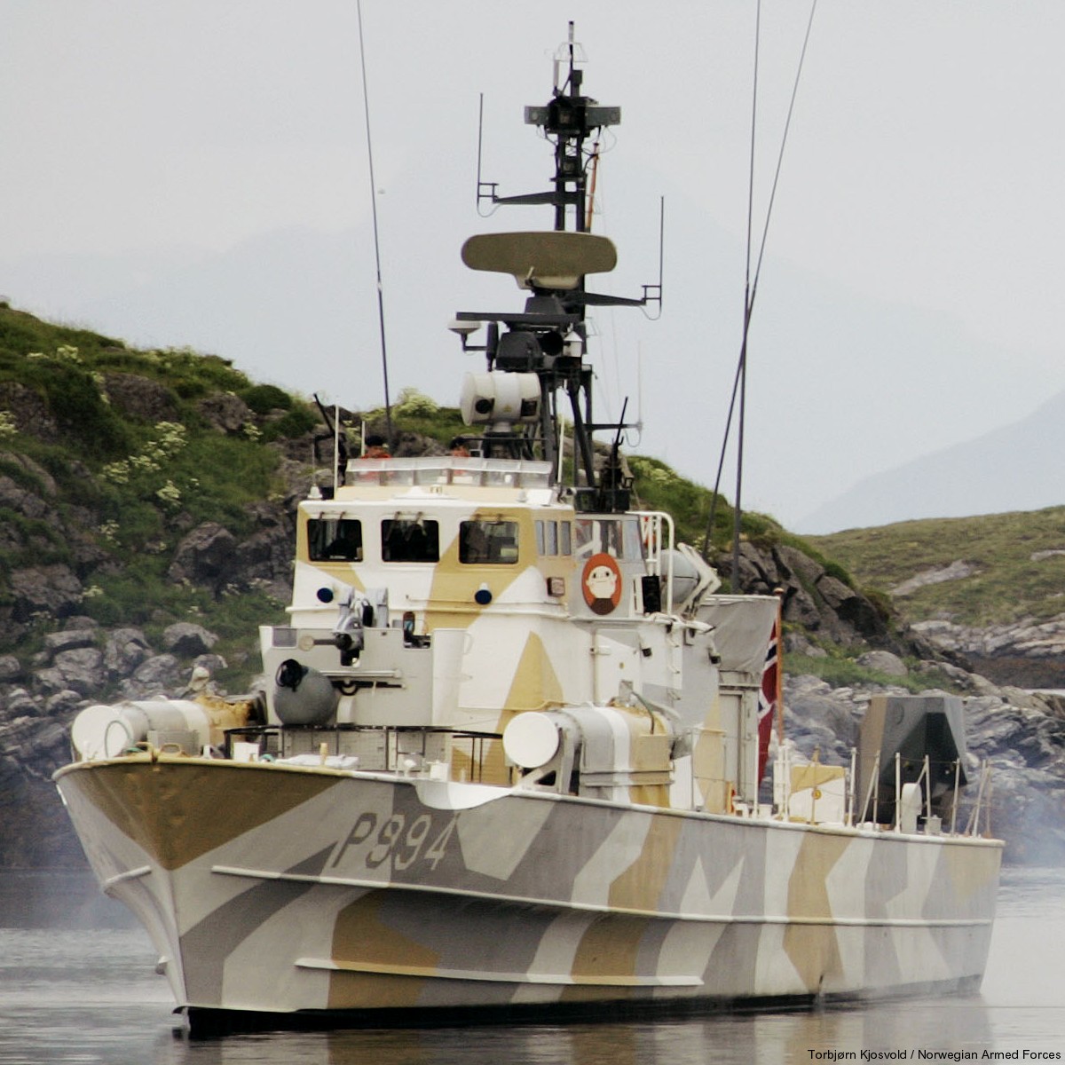p-994 knm stegg hauk class fast attack missile torpedo craft boat norwegian navy sjøforsvaret 03