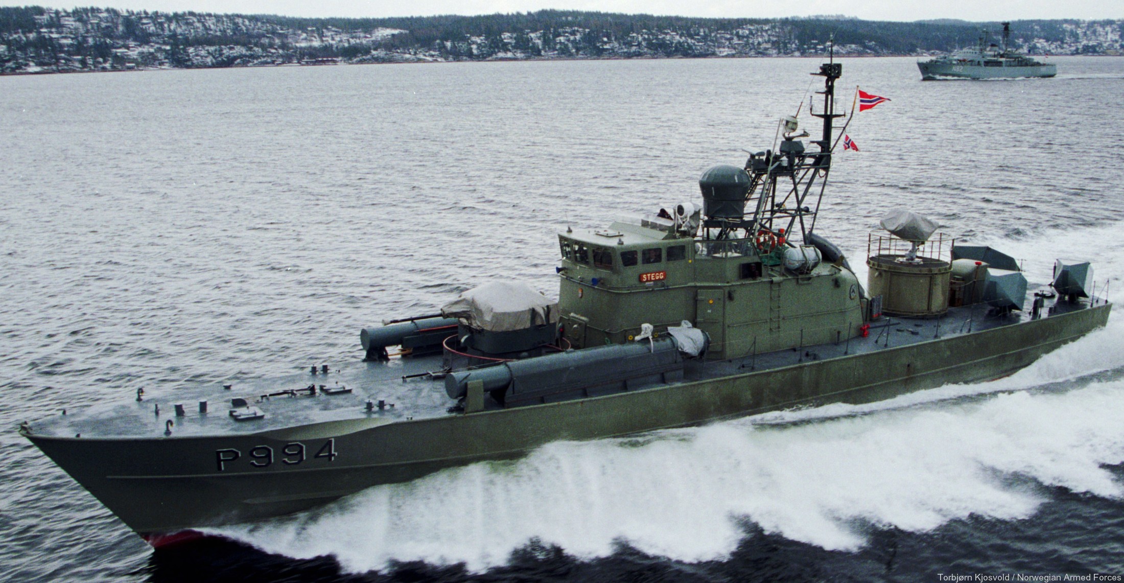 p-994 knm stegg hauk class fast attack missile torpedo craft boat norwegian navy sjøforsvaret 04
