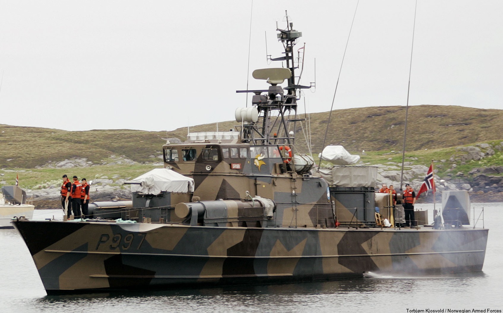 p-997 knm gribb hauk class fast attack missile torpedo craft boat norwegian navy sjøforsvaret 02