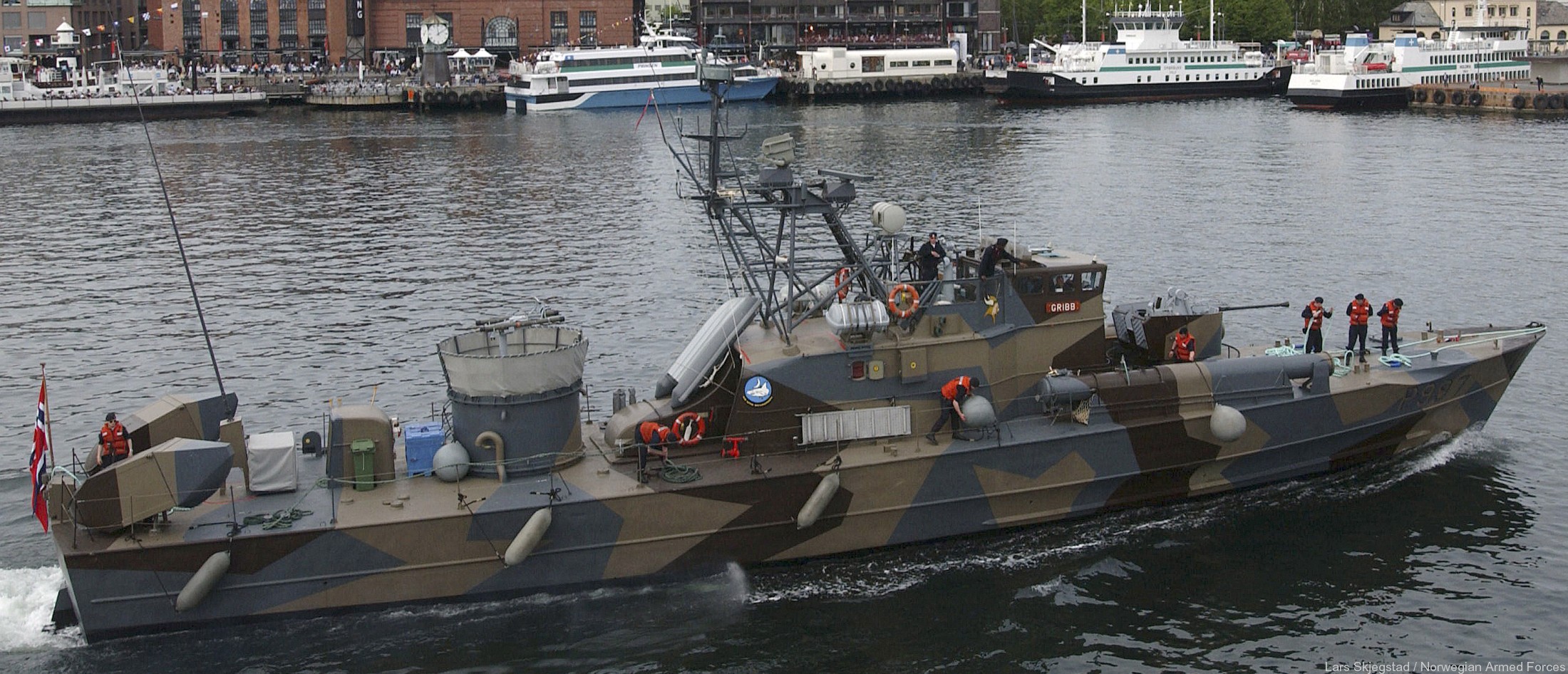 p-997 knm gribb hauk class fast attack missile torpedo craft boat norwegian navy sjøforsvaret 04