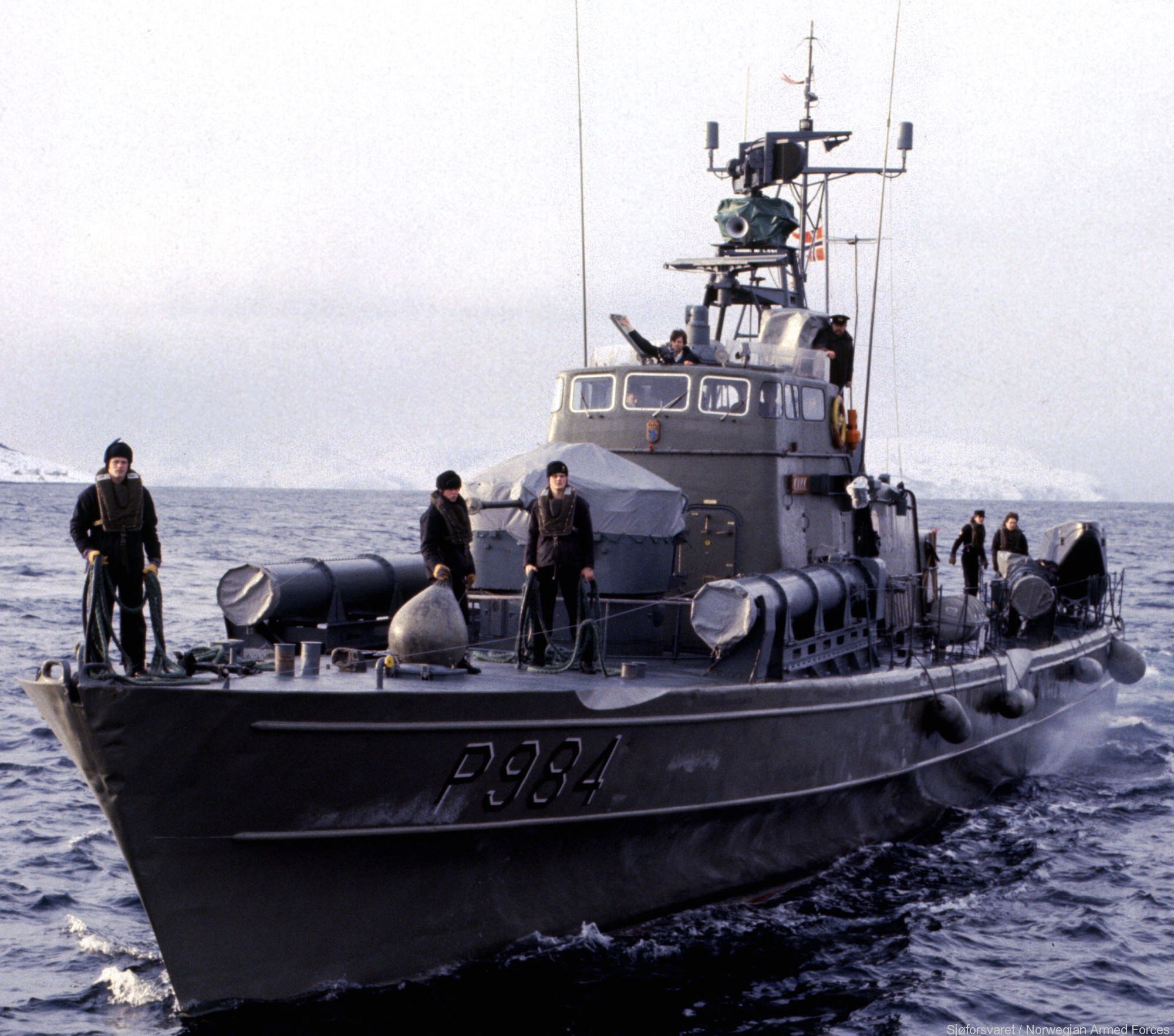 hauk class fast attack craft missile torpedo boat missiltorpedobåter royal norwegian navy sjøforsvaret 02 984 kvikk