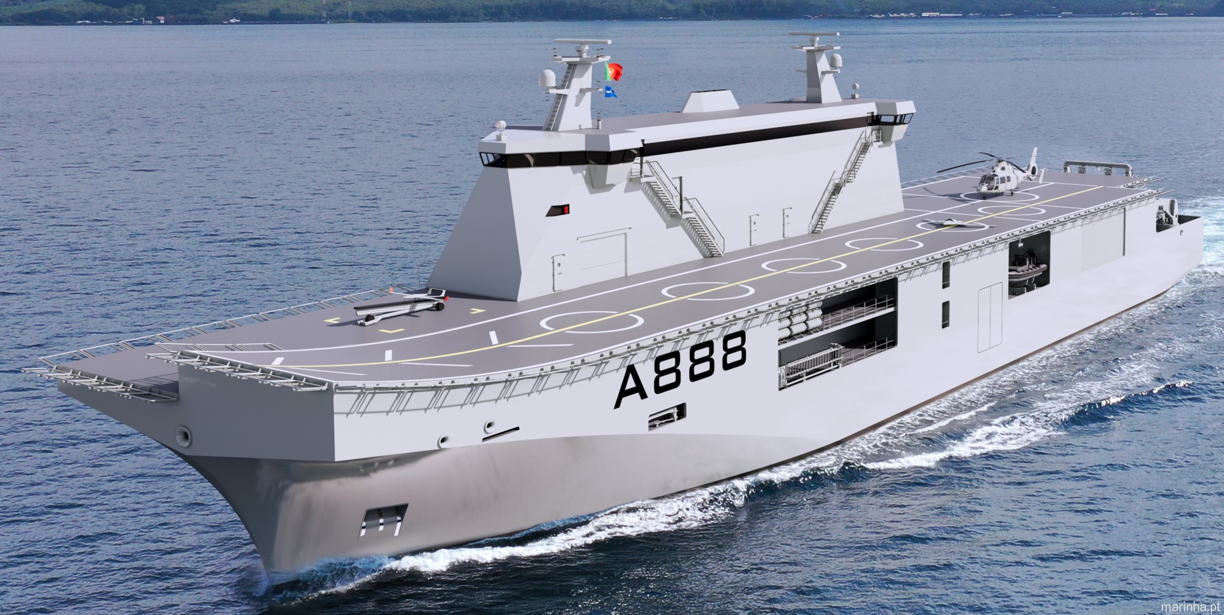 nrp dom joao ii multifunctional naval platform pnm portuguese navy marinha portuguesa damen shipyards 03x