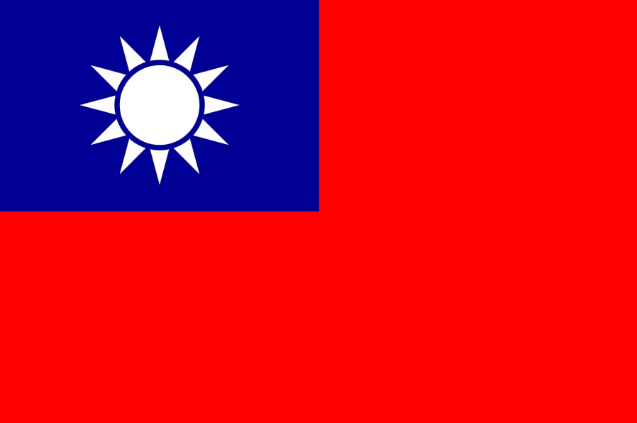 republic of china taiwan navy flag jack