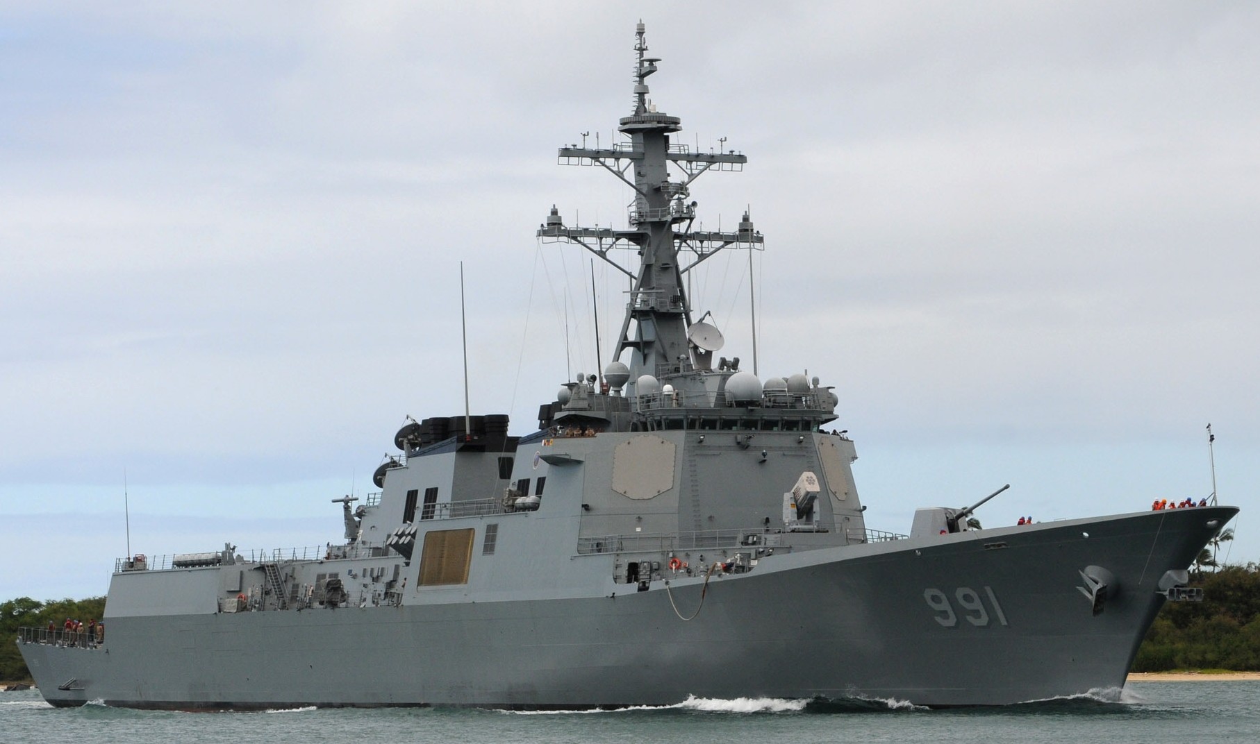 ddg-991 roks sejong the great guided missile destroyer aegis republic of korea navy rok 09