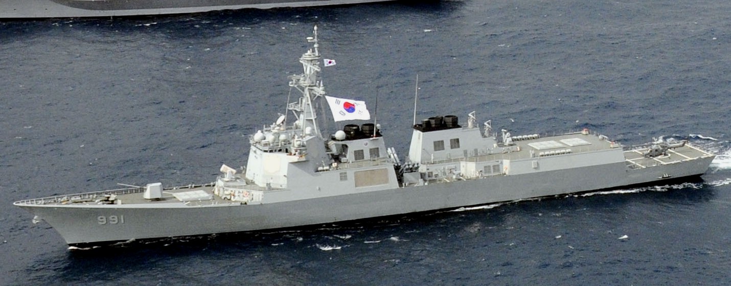 ddg-991 roks sejong the great guided missile destroyer aegis republic of korea navy rok 12