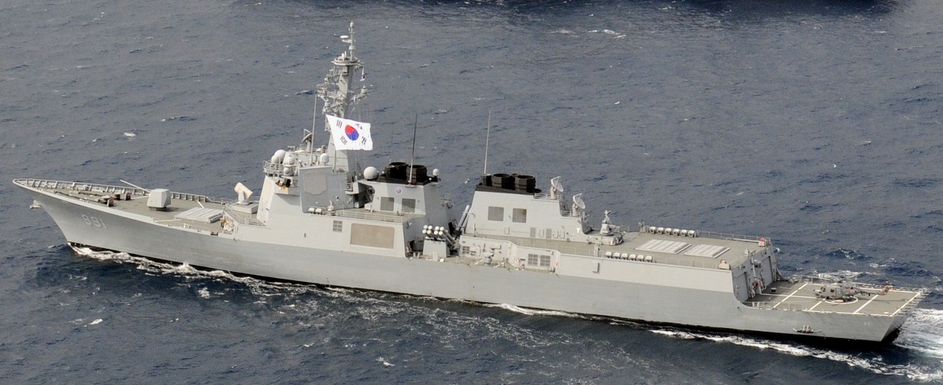 ddg-991 roks sejong the great guided missile destroyer aegis republic of korea navy rok 13