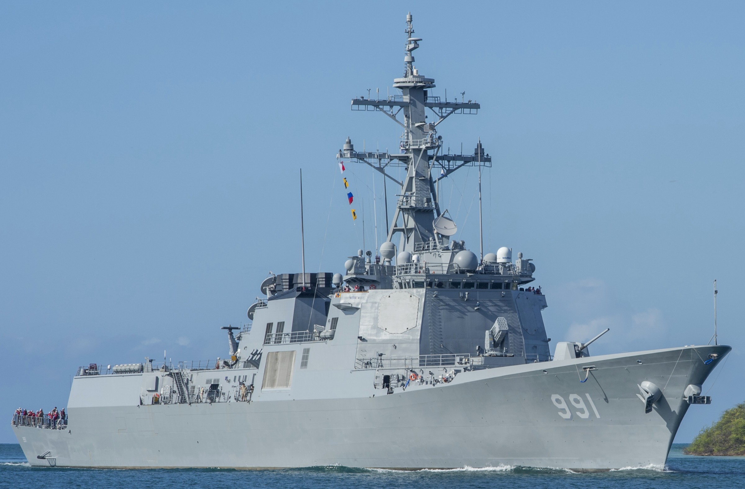 ddg-991 roks sejong the great guided missile destroyer aegis republic of korea navy rok 14