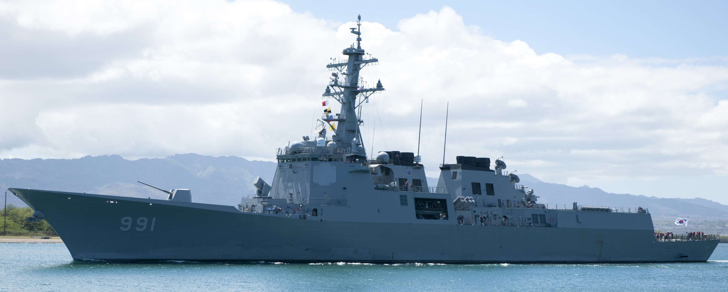 ddg-991 roks sejong the great guided missile destroyer aegis republic of korea navy rok 16