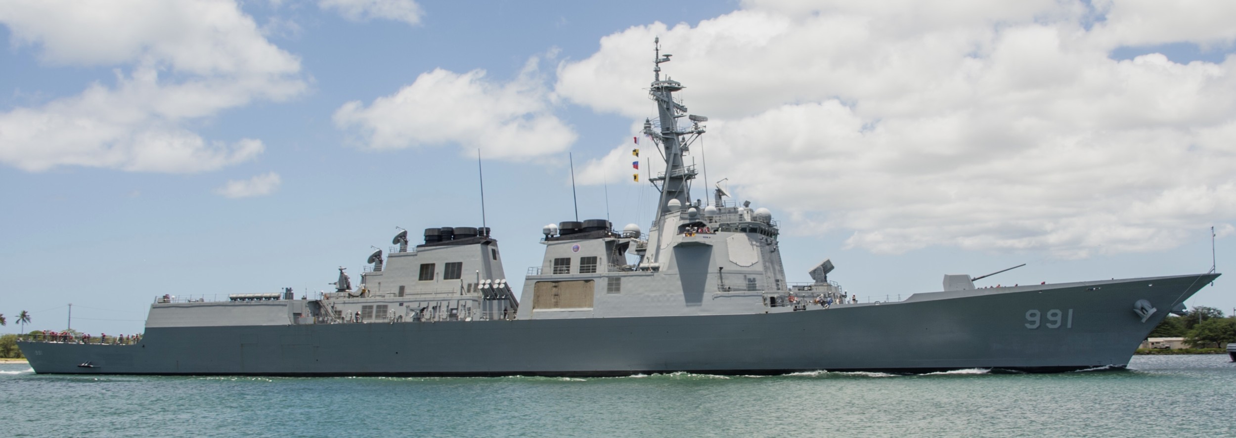 ddg-991 roks sejong the great guided missile destroyer aegis republic of korea navy rok 26 rimpac hawaii