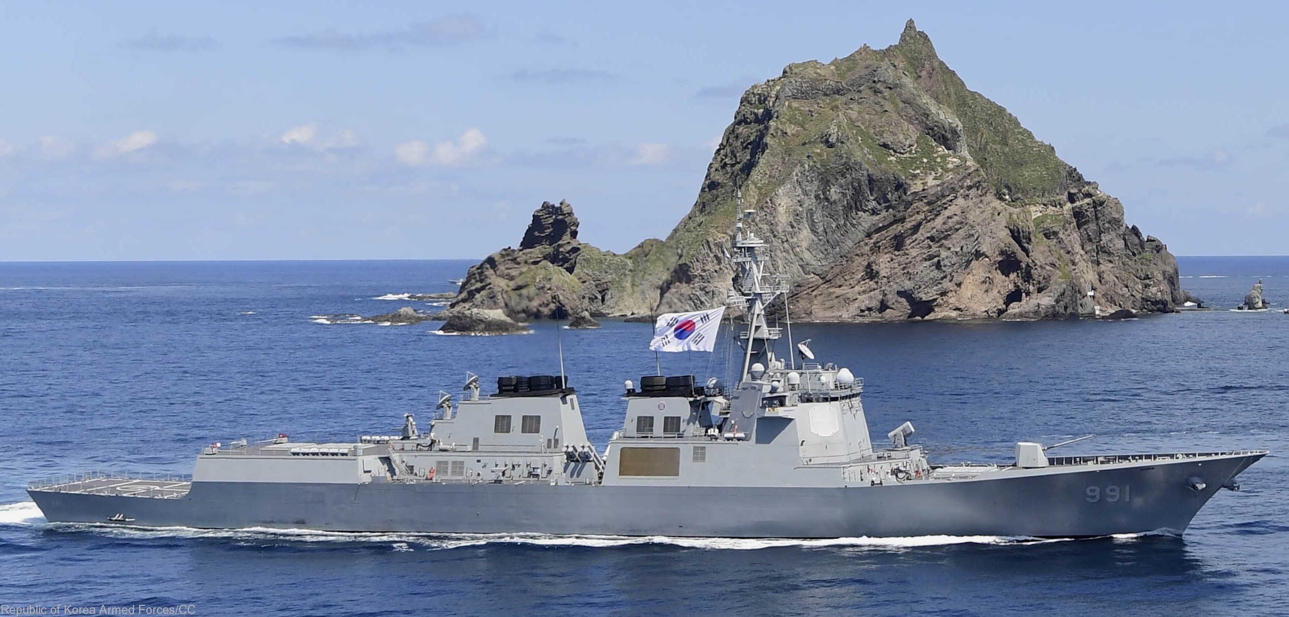 ddg-991 roks sejong the great guided missile destroyer aegis republic of korea navy rok 33