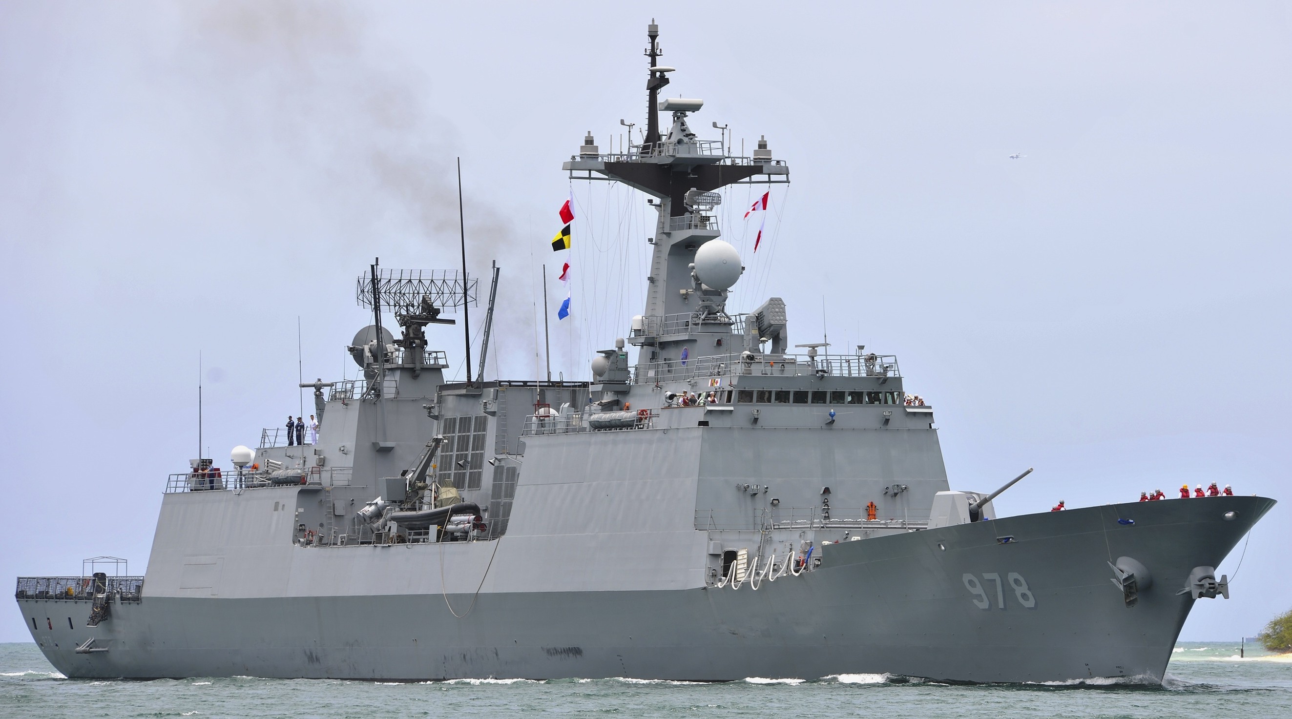 ddh-978 roks wang geon chungmugong yi sun-sin class destroyer korean navy rokn 03c