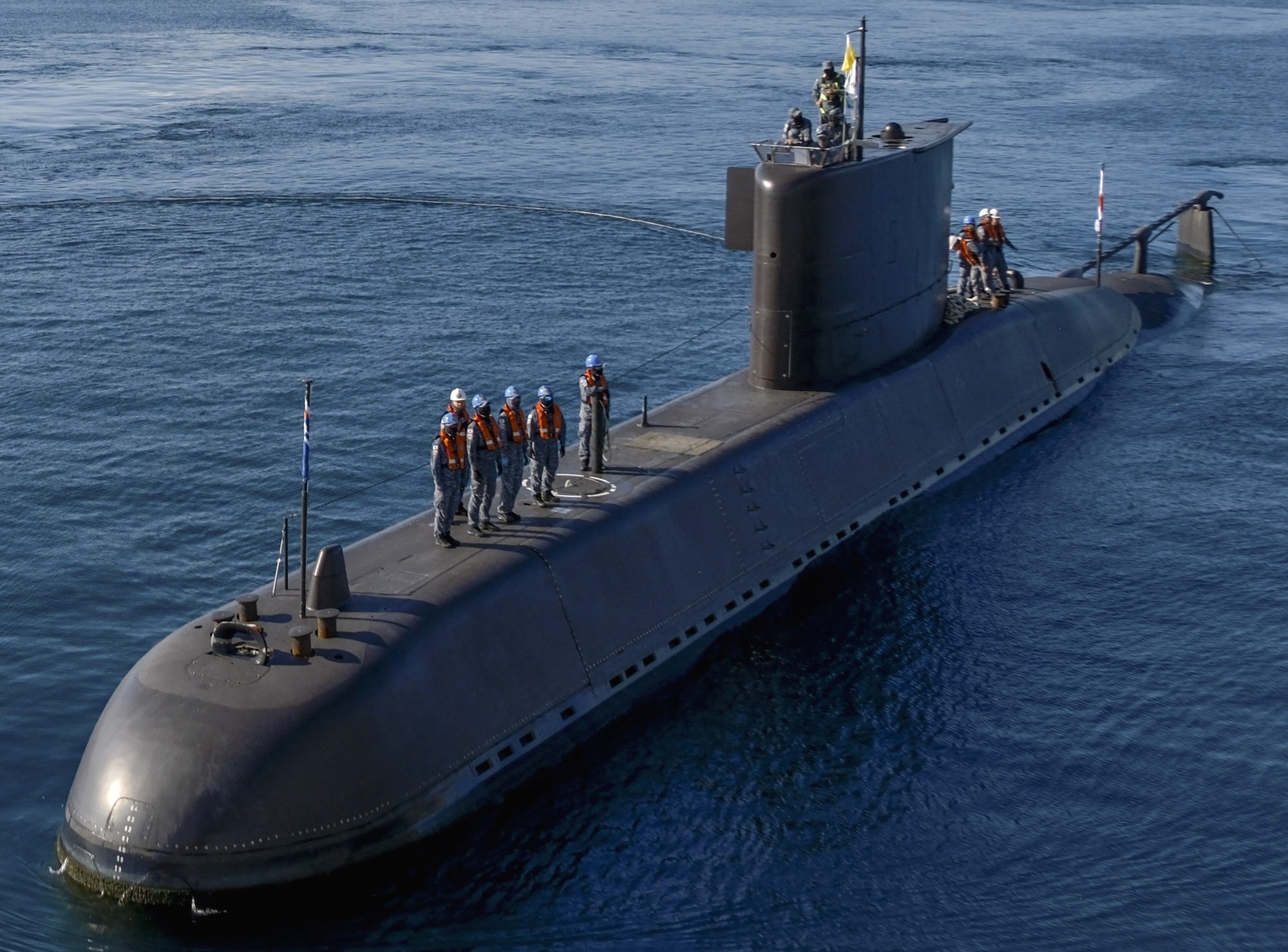 ss-069 roks na daeyong jang bogo class kss-i type 209-1200 attack submarine republic of korea navy rokn 09