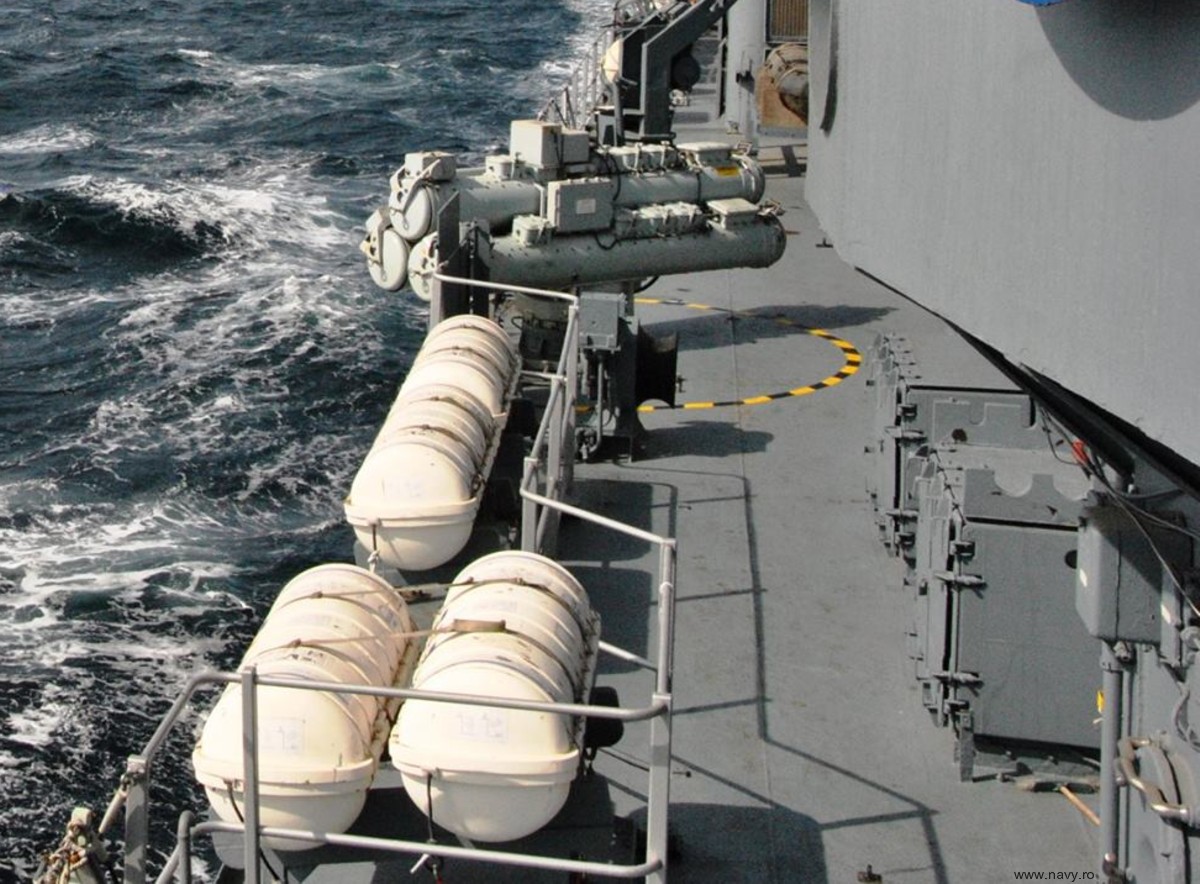 f-221 ros regele ferdinand frigate romanian navy type 22 broadsword class 49 torpedo tubes