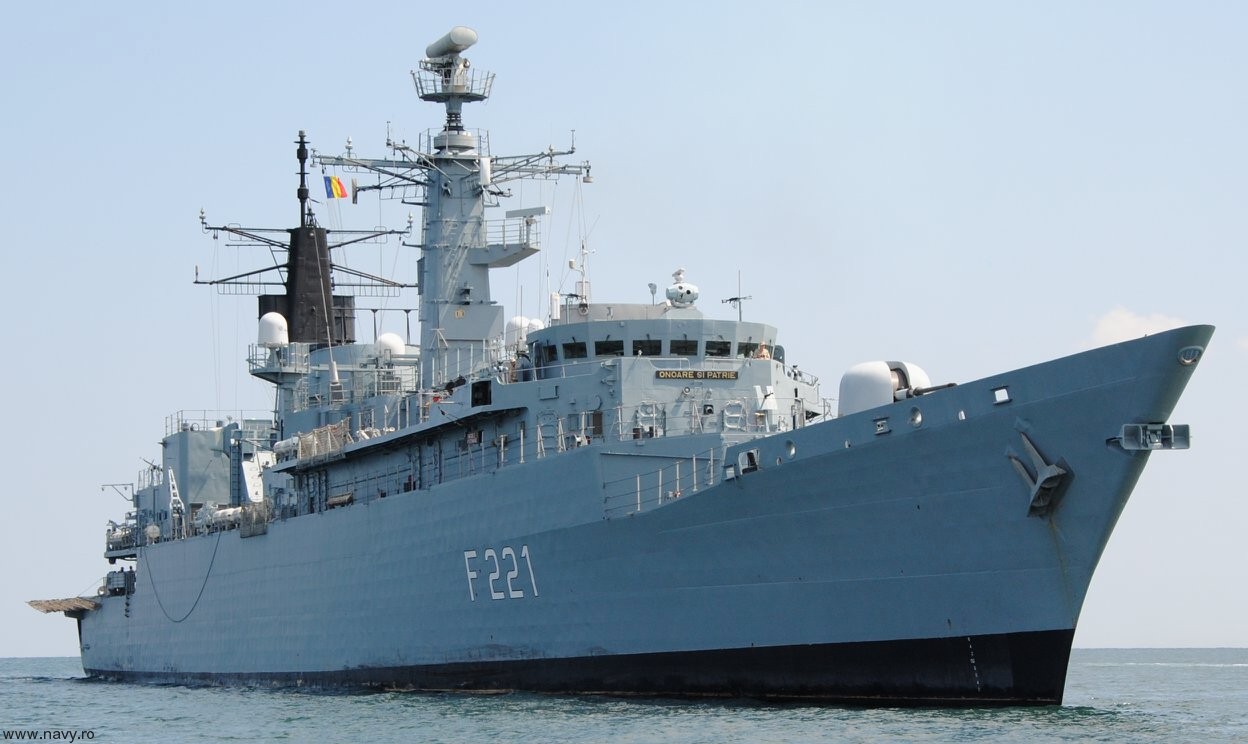 f-221 ros regele ferdinand frigate romanian navy type 22 broadsword class 66