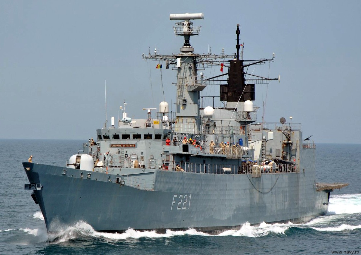 f-221 ros regele ferdinand frigate romanian navy type 22 broadsword class 67 nato snmg