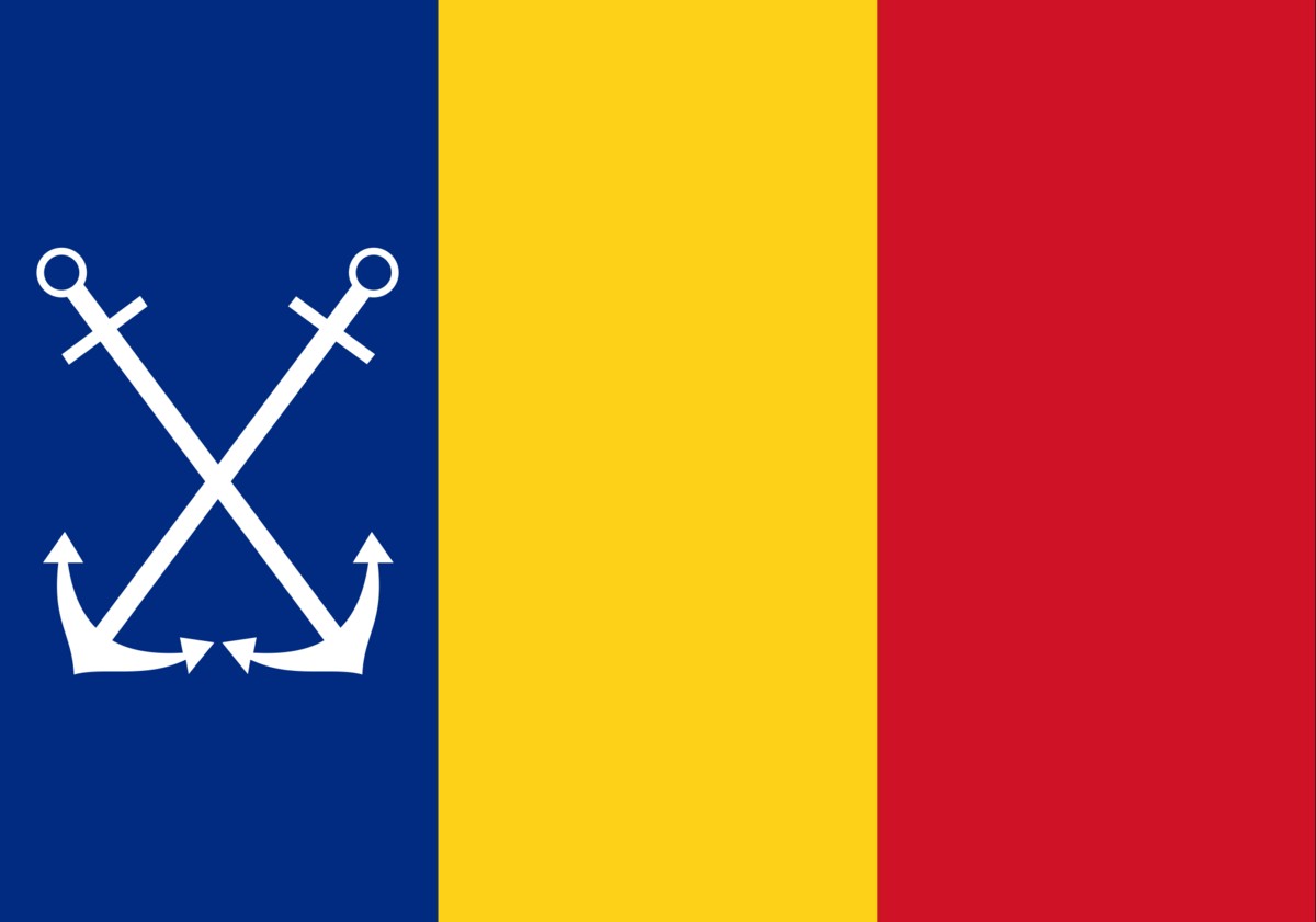romanian navy flag jack
