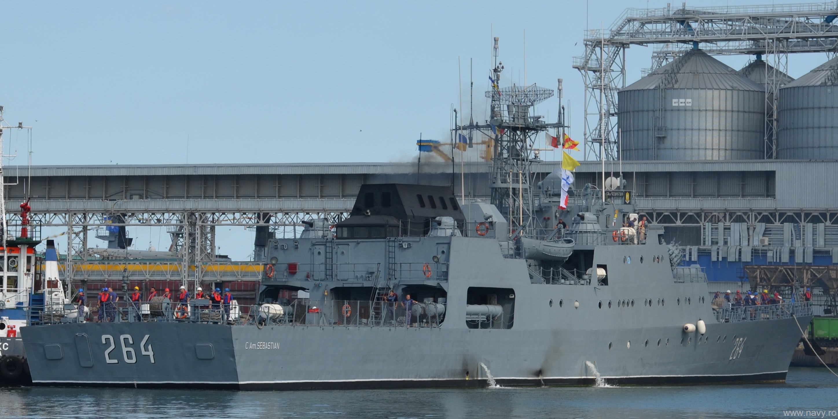 f-264 ros contraamiral eustatiu sebastian tetal-ii class corvette romanian navy 05
