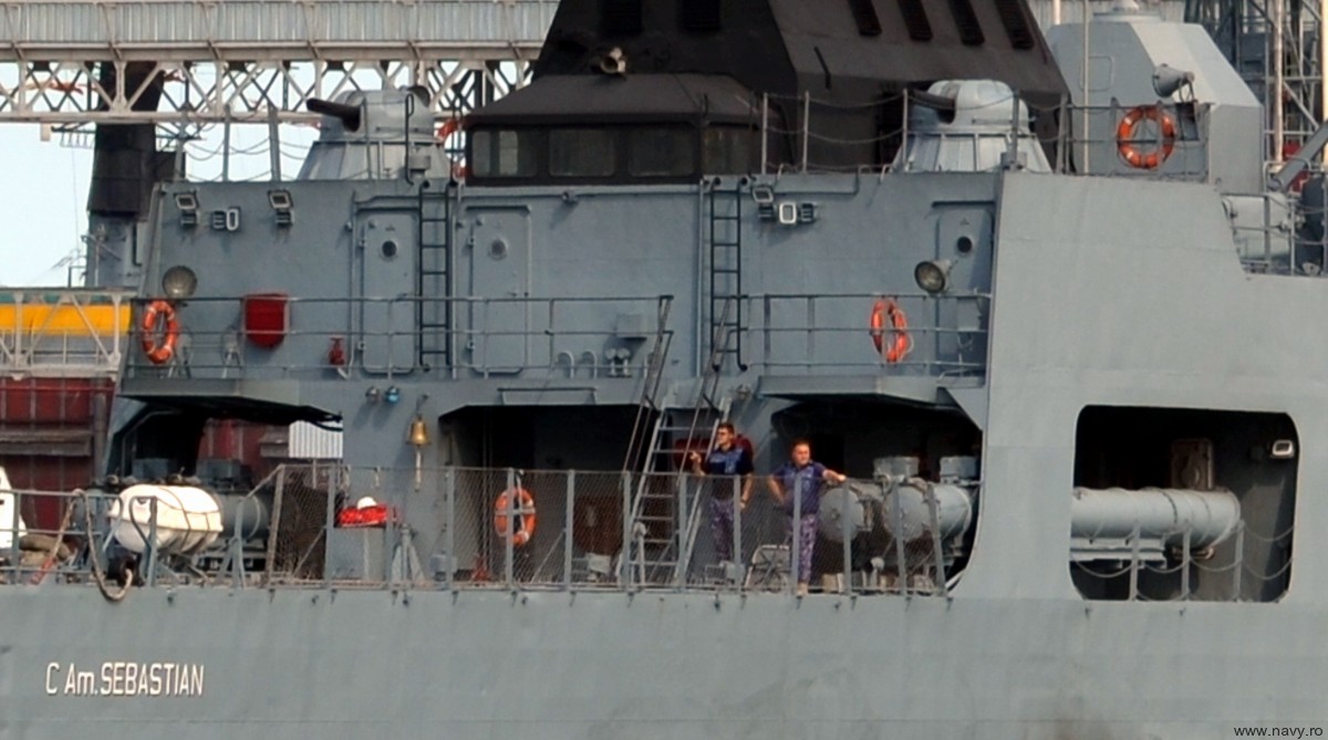 f-264 ros contraamiral eustatiu sebastian tetal-ii class corvette romanian navy 05a 533mm heavy torpedo tubes