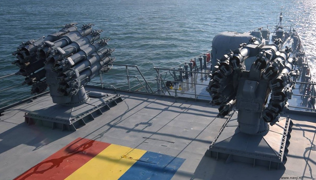 f-265 ros contraamiral horia macellariu tetal-ii class corvette romanian navy 16 rbu-6000 asw rocket launcher