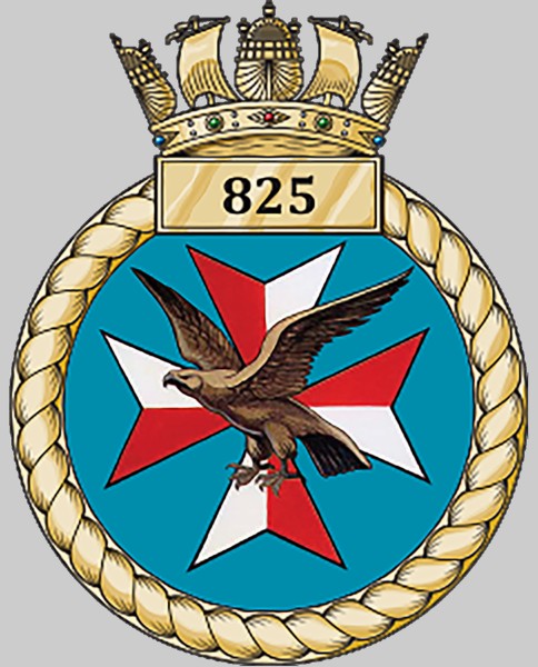 825 nas naval air squadron insignia crest patch badge royal navy wildcat hma2 rnas yeovilton 02