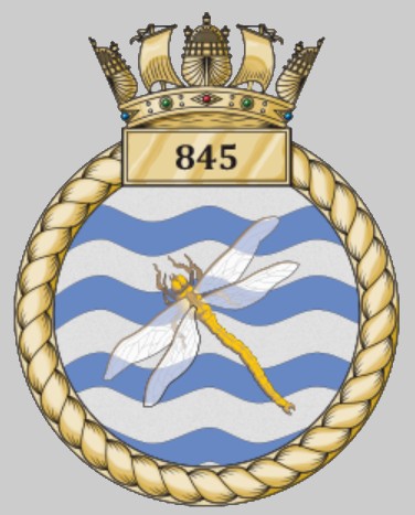 845 naval air squadron nas insignia crest patch badge royal navy rnas yeovilton 02