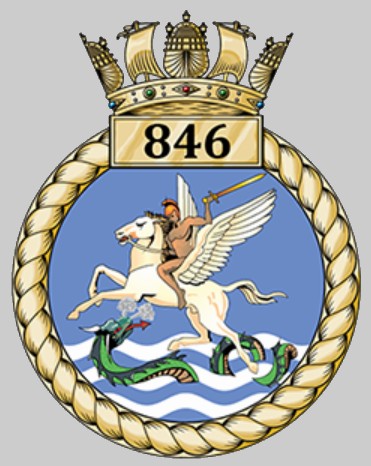846 naval air squadron nas insignia crest patch badge royal navy rnas yeovilton 02