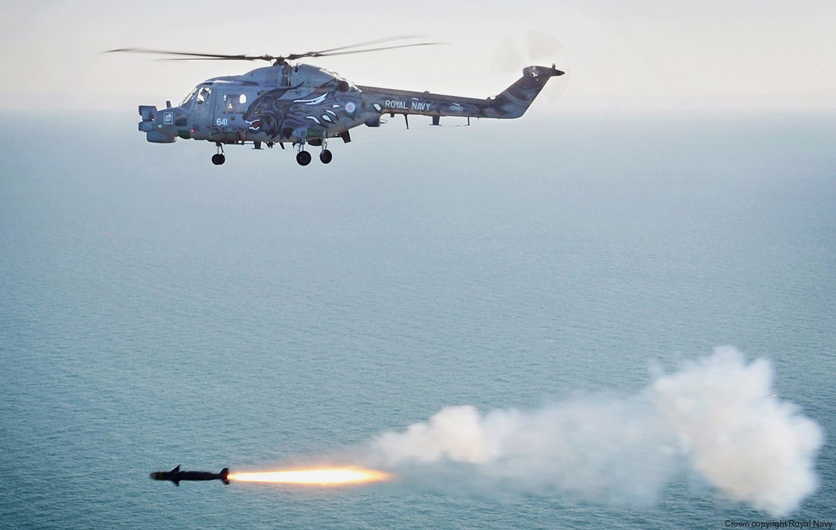lynx hma.8 naval helicopter royal navy westland nas squadron rnas 29 black cats sea skua missile agm asm