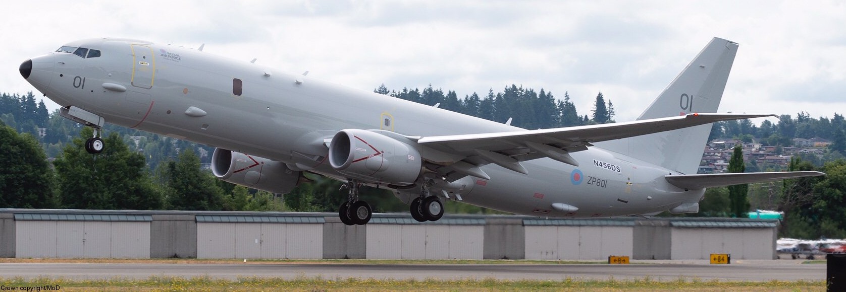 boeing poseidon mra1 maritime patrol reconnaissance aircraft royal air force zp801 35