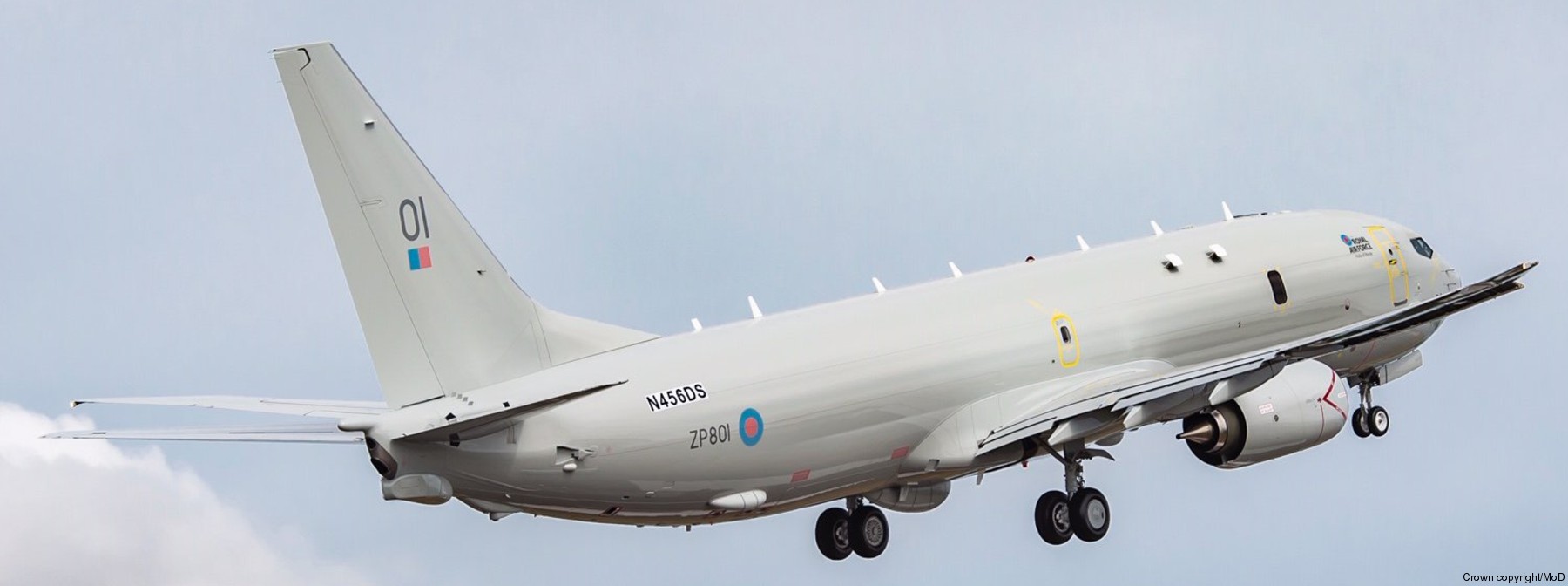 boeing poseidon mra1 maritime patrol reconnaissance aircraft royal air force zp801 36