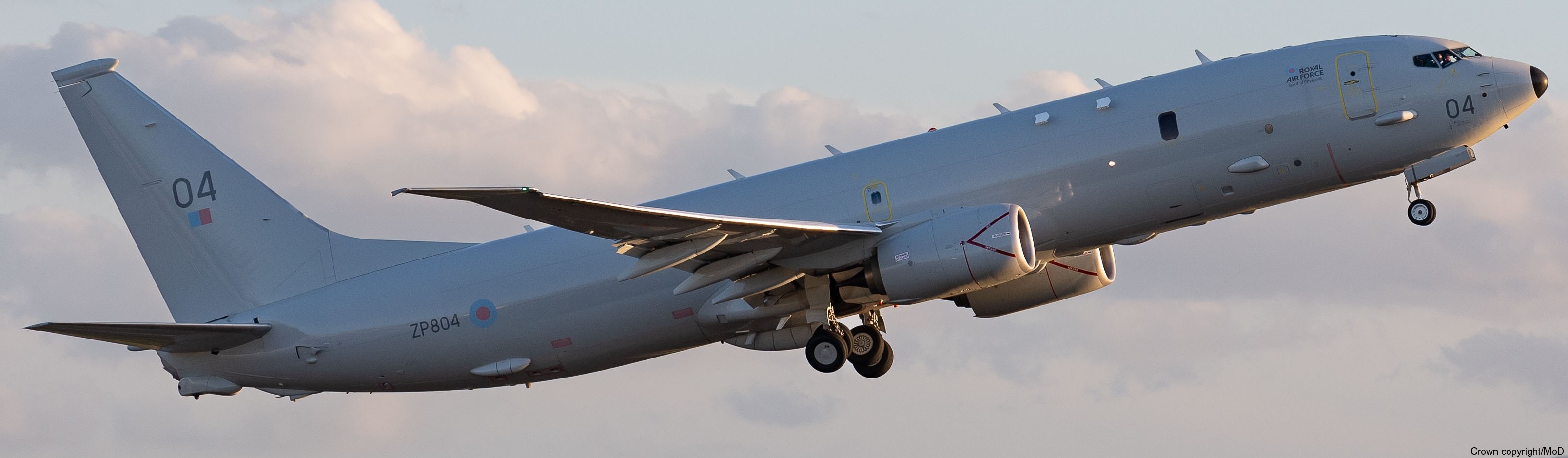 boeing poseidon mra1 maritime patrol reconnaissance aircraft royal air force zp804 spirit of reykjavik 39