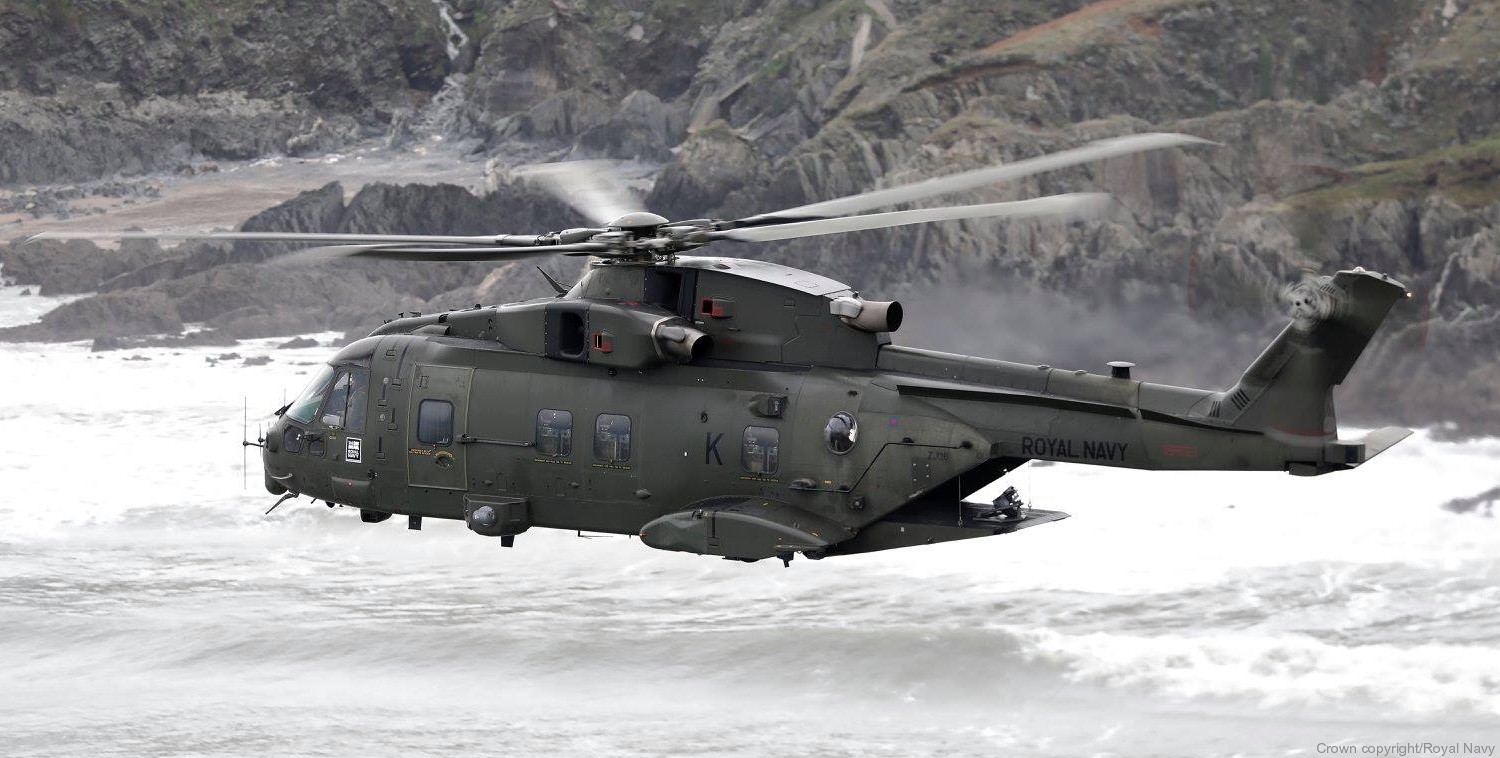 merlin hc3 hc3a mk.3 commando helicopter aw101 force chf royal navy 845 846 naval air squadron rnas yeovilton agusta westland marines 70
