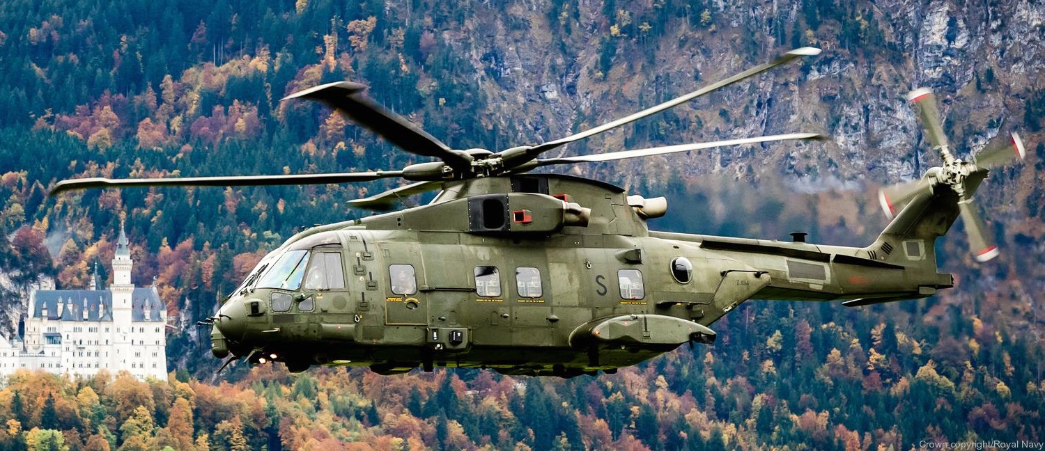 merlin hc3 hc3a mk.3 commando helicopter aw101 force chf royal navy 845 846 naval air squadron rnas yeovilton agusta westland marines 98