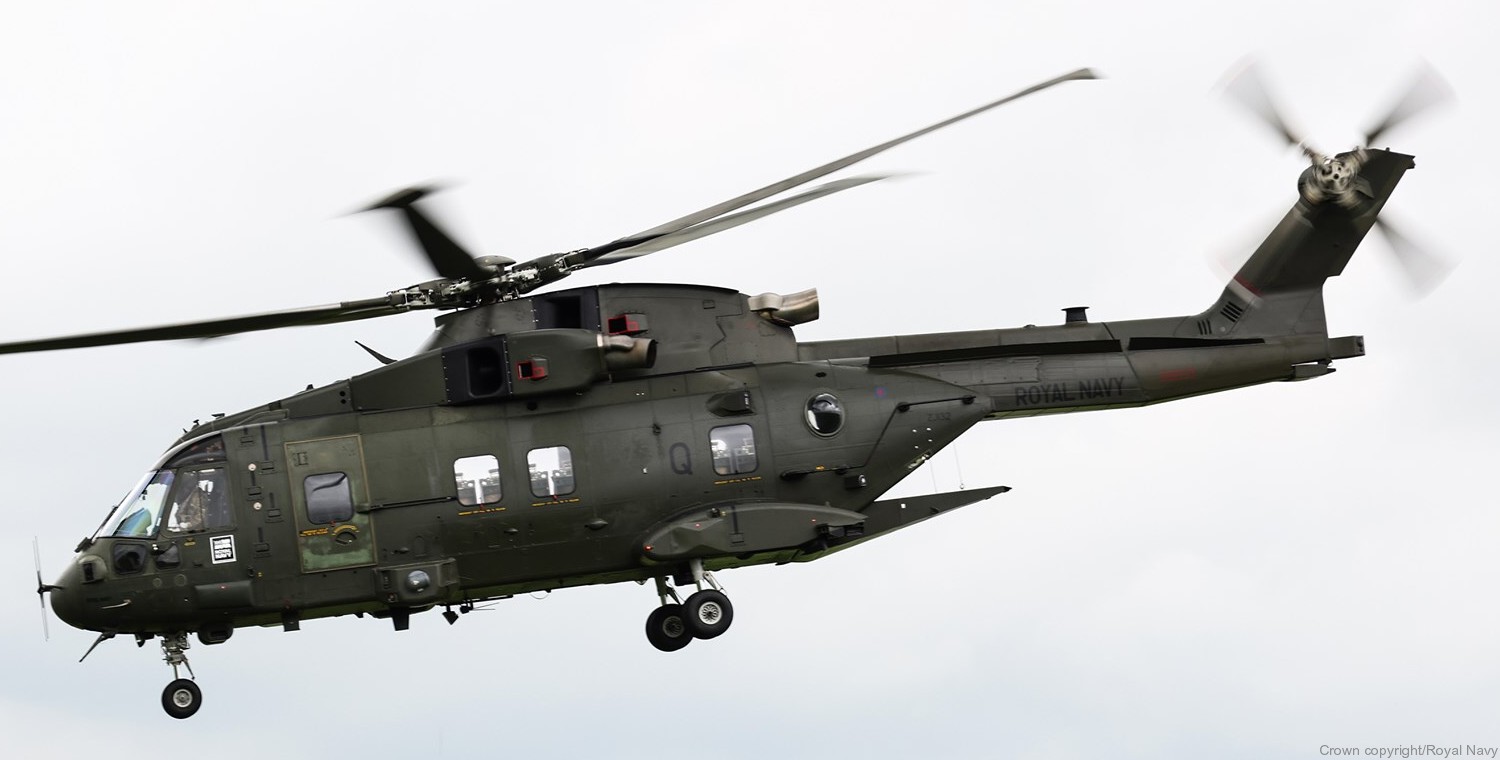 merlin hc3 hc3a mk.3 commando helicopter aw101 force chf royal navy 845 846 naval air squadron rnas yeovilton agusta westland marines 108