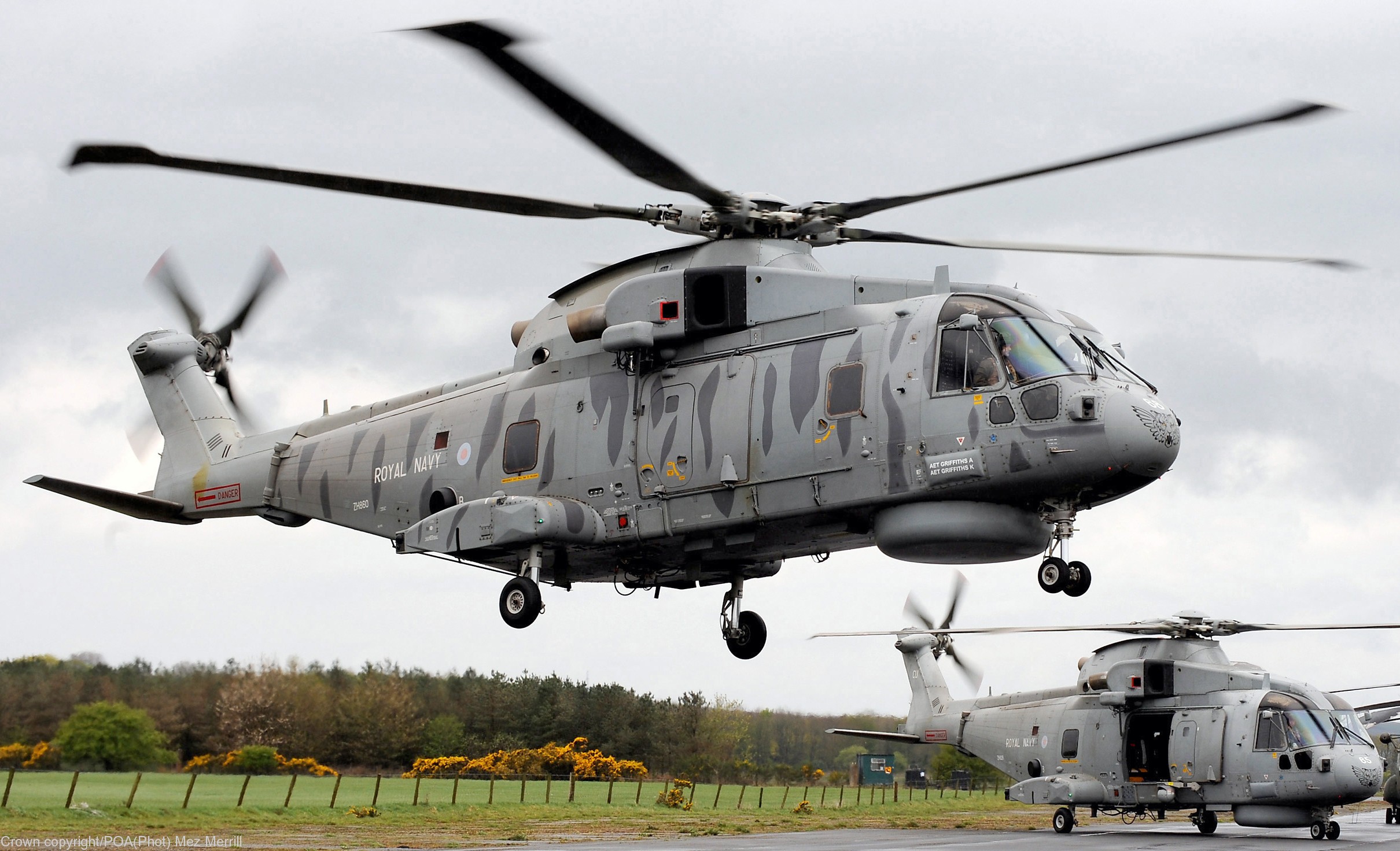 merlin hm2 helicopter royal navy agusta westland aw101 leonardo naval air squadron nas rnas culdrose 21