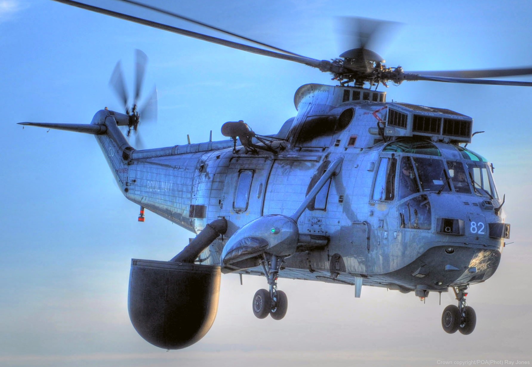 sea king asac.7 airborne surveillance control helicopter royal navy westland nas squadron rnas 03