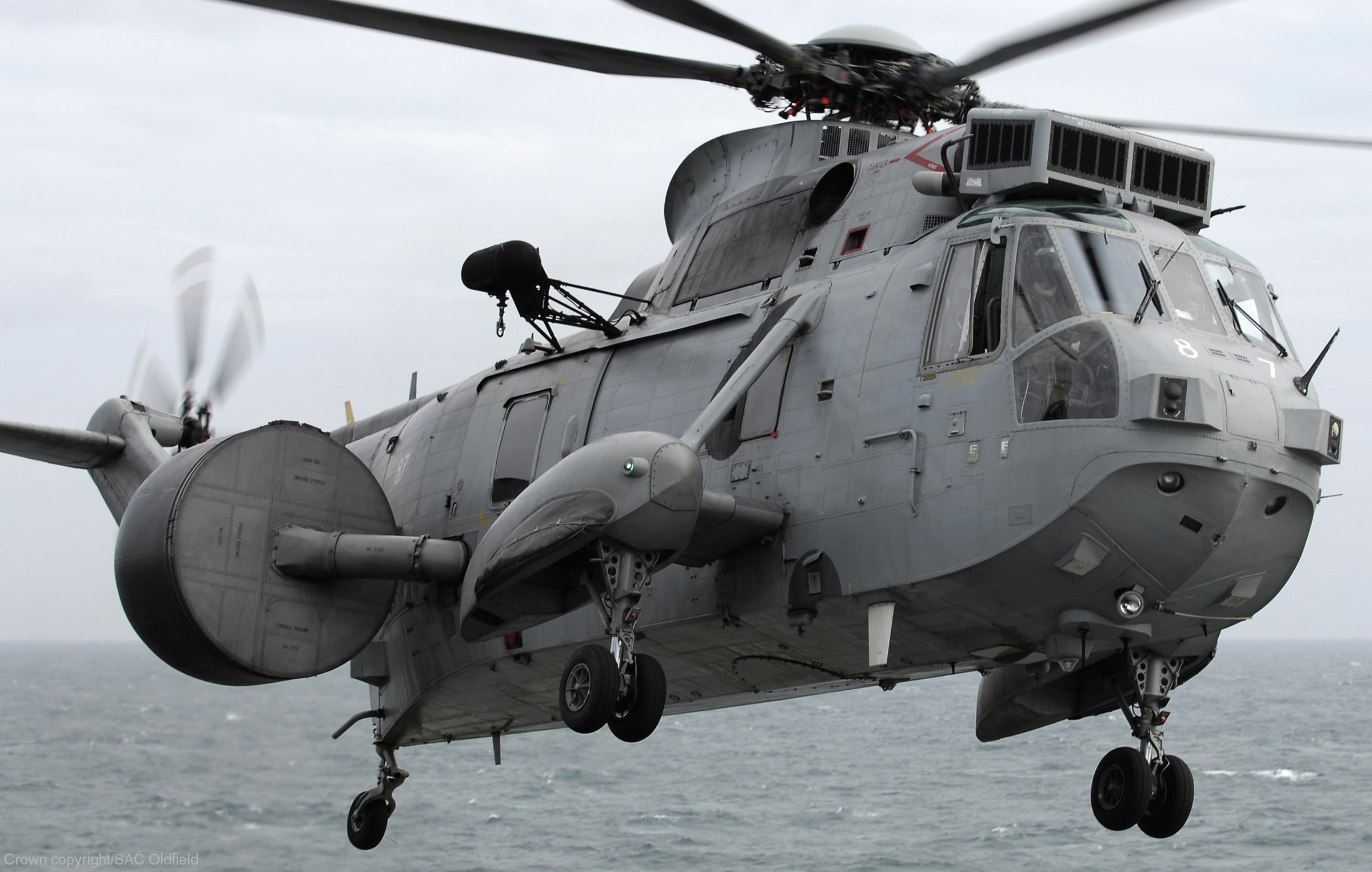 sea king asac.7 airborne surveillance control helicopter royal navy westland nas squadron rnas 05