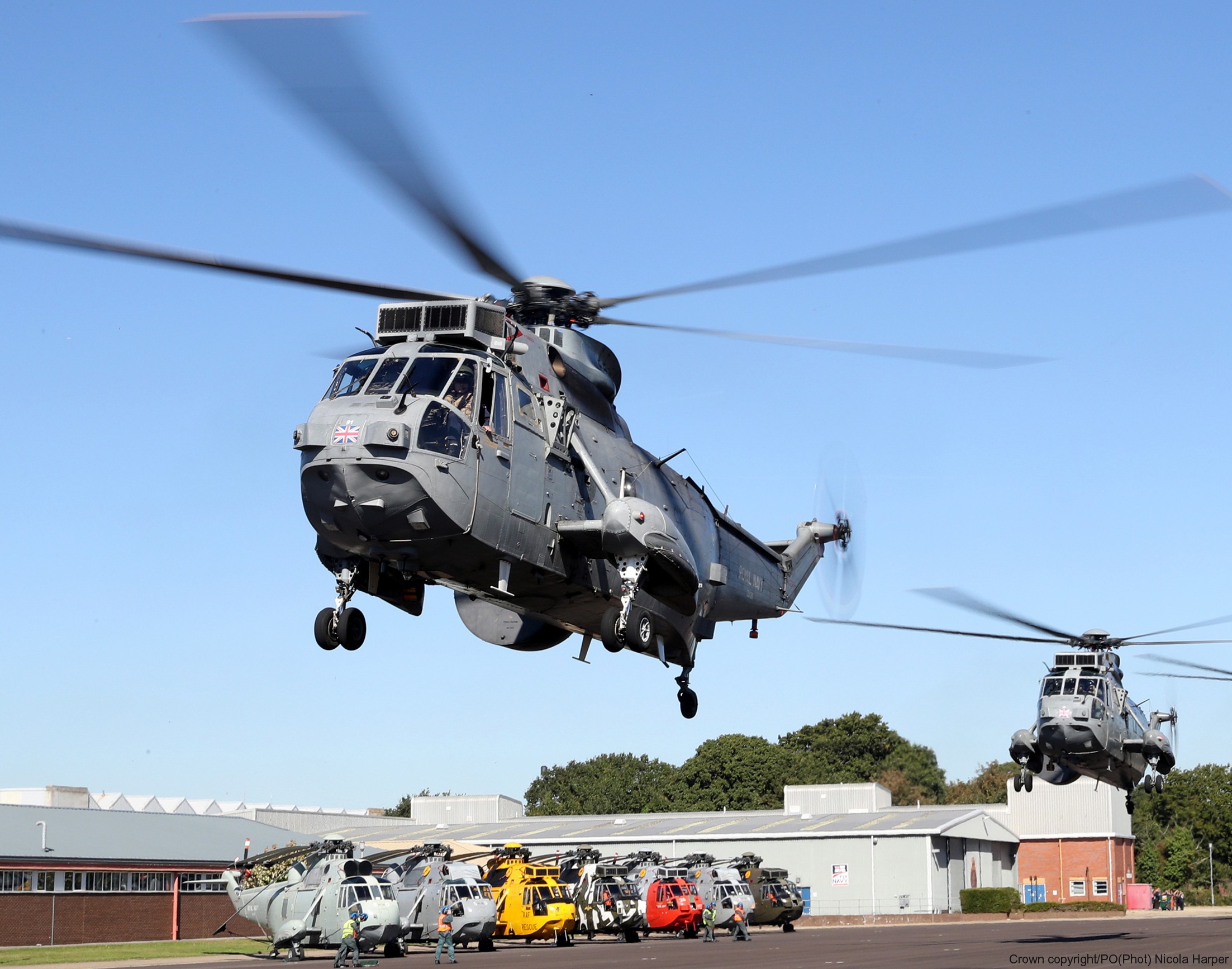 sea king asac.7 airborne surveillance control helicopter royal navy westland nas squadron rnas 07