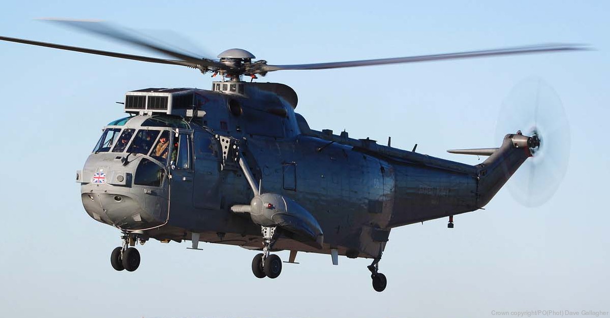 sea king asac.7 airborne surveillance control helicopter royal navy westland nas squadron rnas 18
