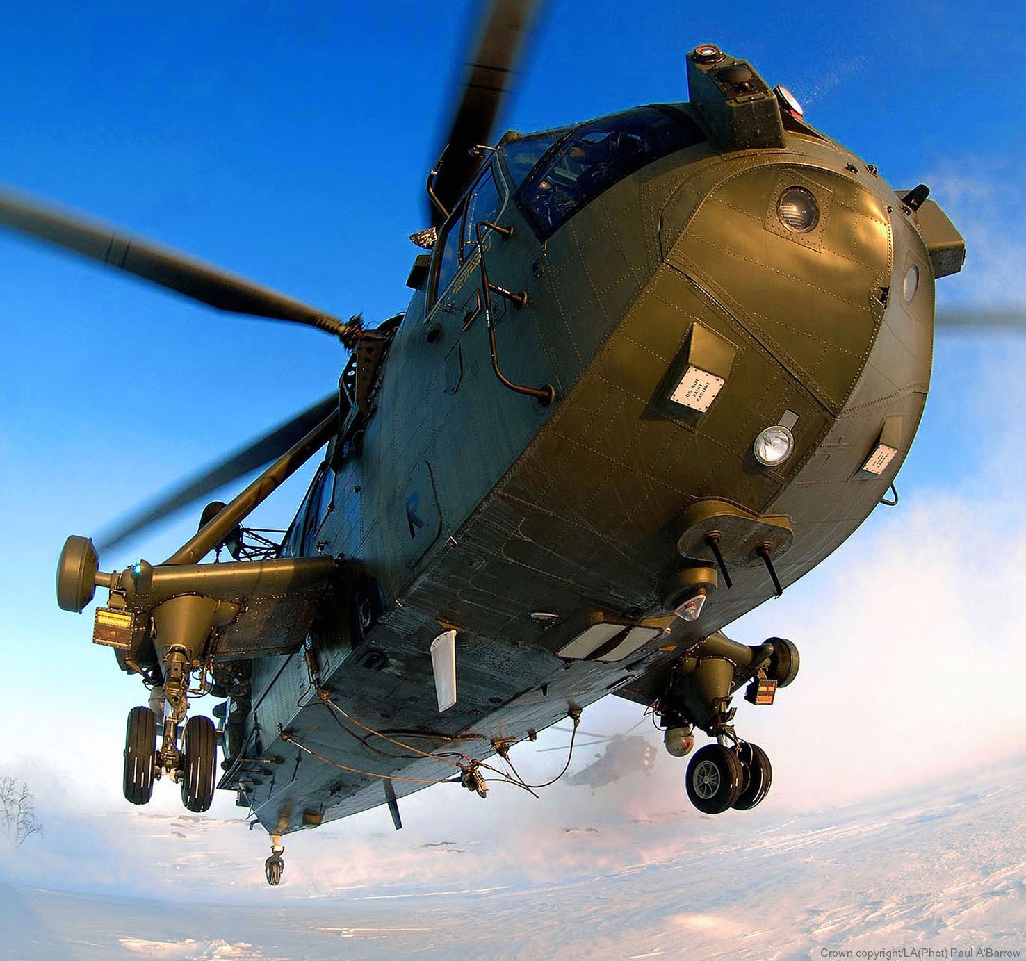 sea king hc.4 helicopter royal navy commando assault marines westland nas squadron rnas 43