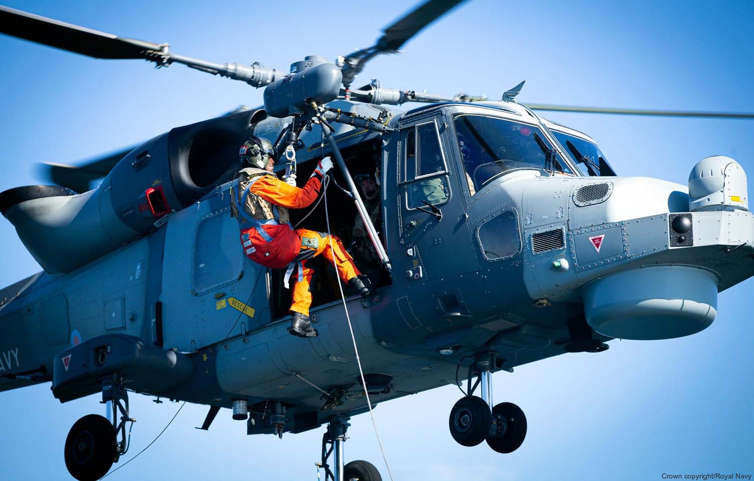 wildcat hma2 helicopter royal navy agusta westland aw159 leonardo naval air squadron nas rnas yeovilton 48 winch