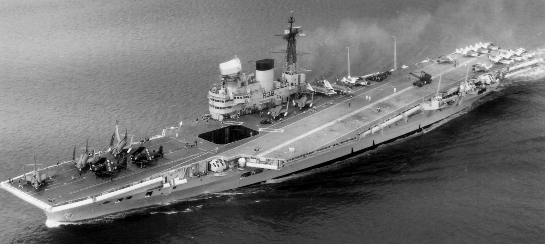 r-38 hms victorious illustrious class aircraft carrier royal navy 05