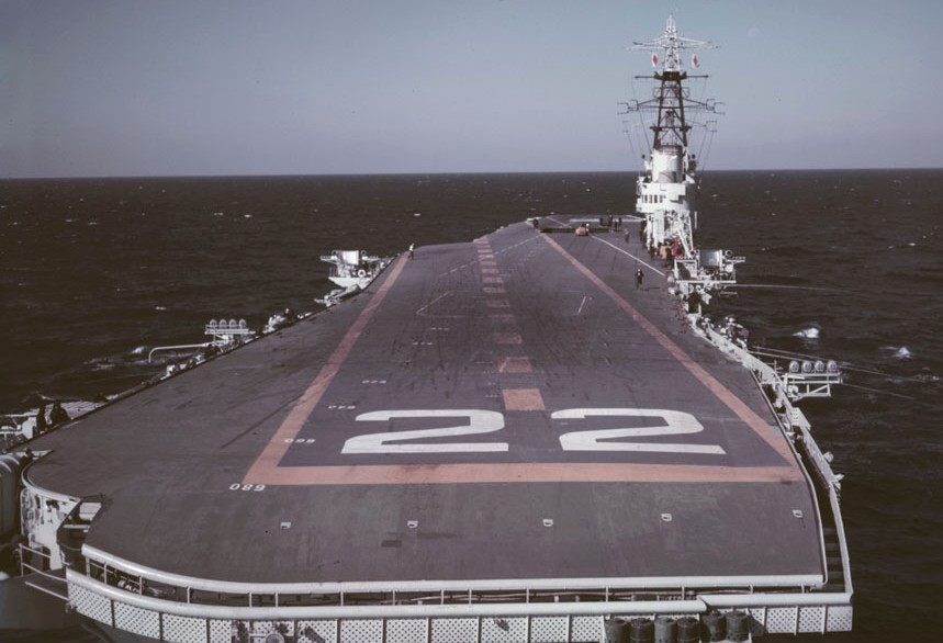 hmcs bonaventure cvl-22 majestic class aircraft carrier royal canadian navy 03